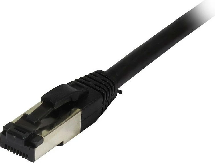 Kabllo rrjeti Synergy21 RJ45 Cat8.1, 0.15 m, S/FTP, 2000MHz, e zezë
