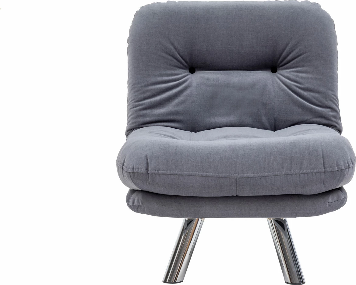 Krevat-karrige një vendëshe, Atelier del Sofa, Misa Small Solo, ngjyrë gri