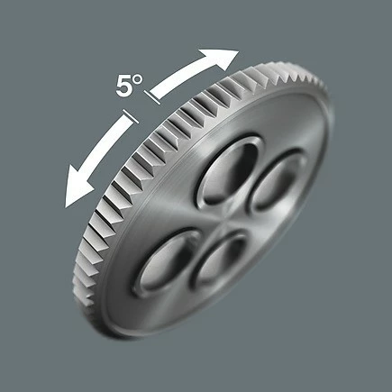 Set veglash Wera 05004281001, 18 copë, çelës ratchet Zyklop, magazinë bitash, çelësa 1/4" dhe 3/8", e zezë/jeshile