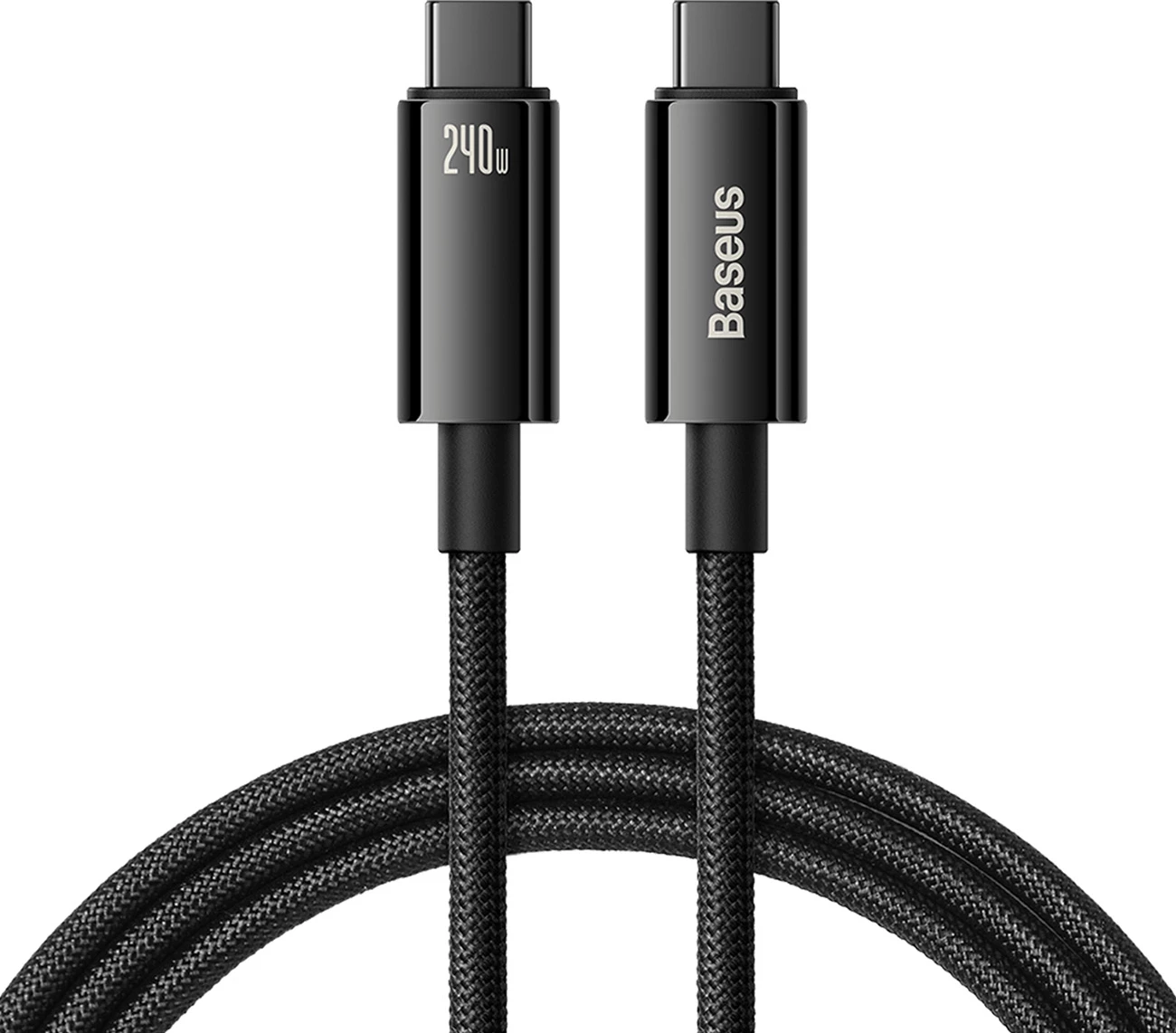 Kabllo USB-C në USB-C Baseus CAWJ040101, 2m, 240W, e zezë