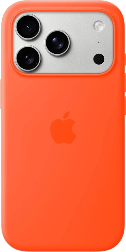 Apple iPhone 17 Pro Silicone Case with MagSafe Orange