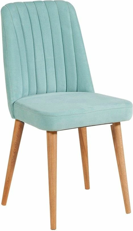 Set tavoline me karrige, zgjatese, Hanah Home Vina 0701-3, dru Atlantic, jeshile fëstëku (4 copë)