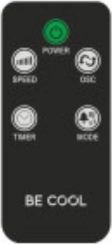 Ventilator kullë BECOOL BC29TFRC 74.5 cm, 50W, me telekomandë, i zi