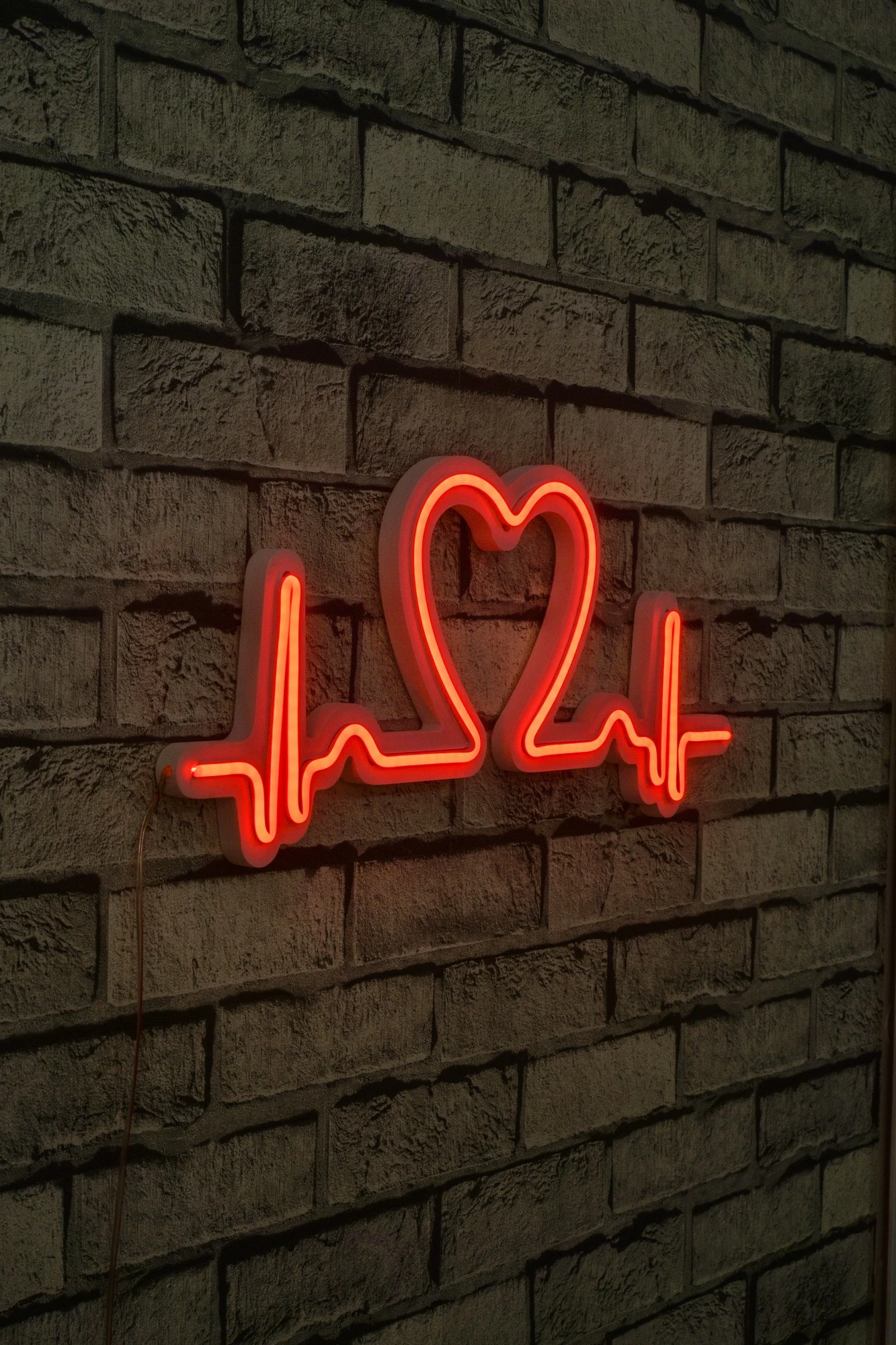 Dritë dekorative LED plastike, Love Rhythm, e kuqe