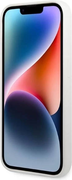 Mbështjellës Karl Lagerfeld Silicone Ikonik për iPhone 14 Pro 6.1", Bardhë