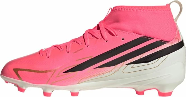 Atlete futbolli për fëmijë adidas F50 Hyperfast League Mid FG, rozë [Madhësia: 29]