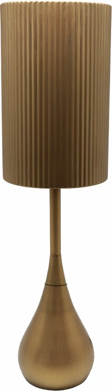 Llambë tavoline STALA, metal, ngjyrë kafe ari, 20x20x73.5cm