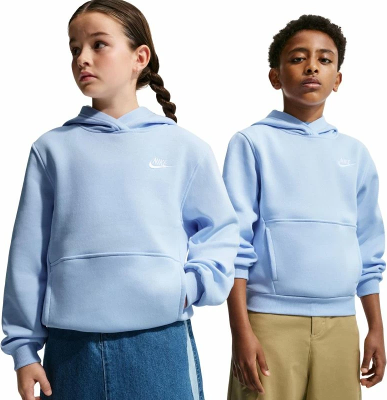 Duks për fëmijë Nike Sportswear Club Fleece FD3000 408, kaltër [Madhësia: M]