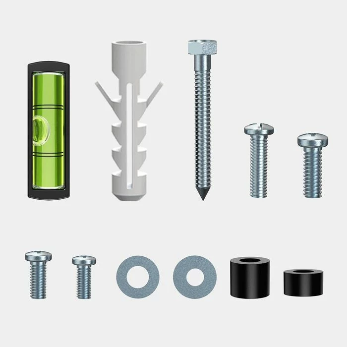 Mbajtëse fikse muri për TV VonHaus 3005092, 60-120\", deri 120 kg, VESA 200x200-900x600, e zezë