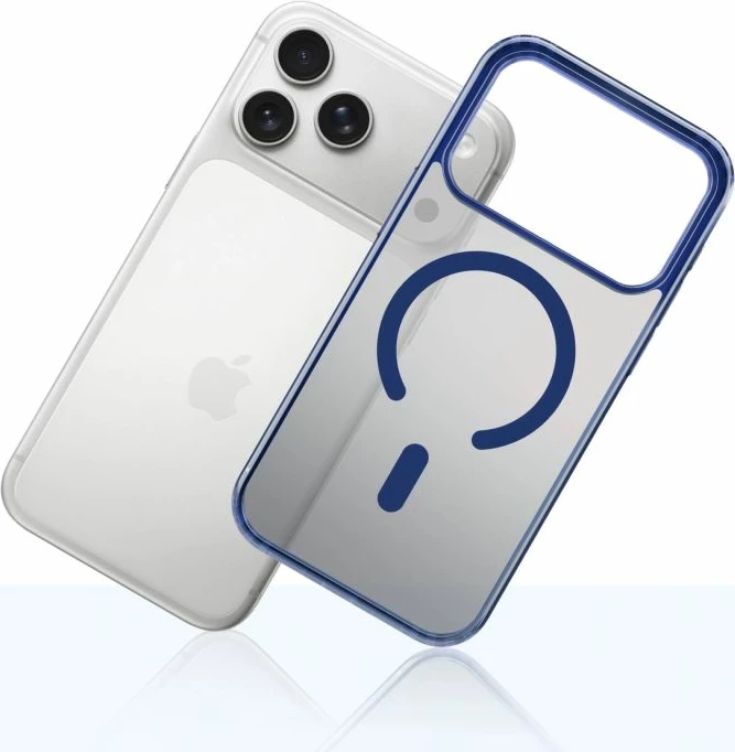 Kutí telefoni 3mk Frosty MagCase për iPhone 17 Pro Max, kaltër