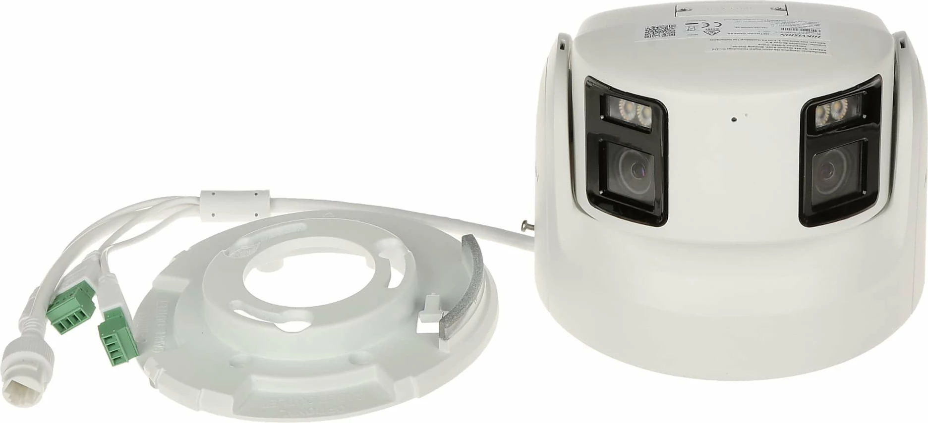 Kamerë IP Hikvision DS-2CD2387G2P-LSU/SL ColorVu 7.4MP panoramike 2x4mm PoE, e bardhë 3