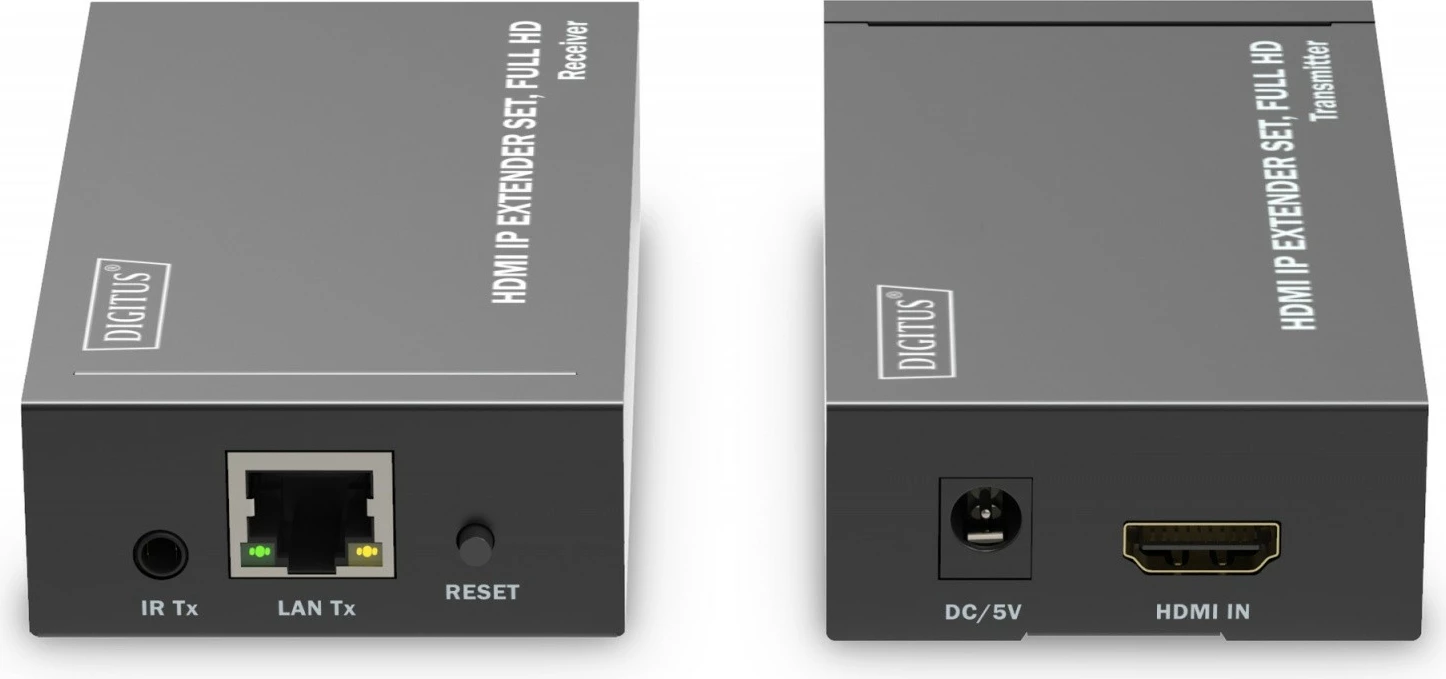 Zgjatues HDMI Digitus DS-55517, set, Full HD 1080p, 120m, i zi