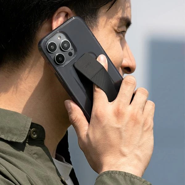 Mbështjellës UNIQ Heldro Mount për iPhone 14 Plus, i zi