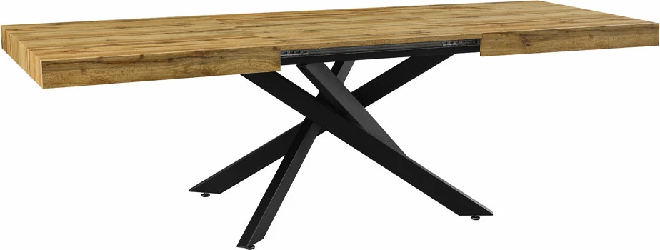 Tavolinë zgjatëse Kimono, ngjyrë natyrale, 160x90x75