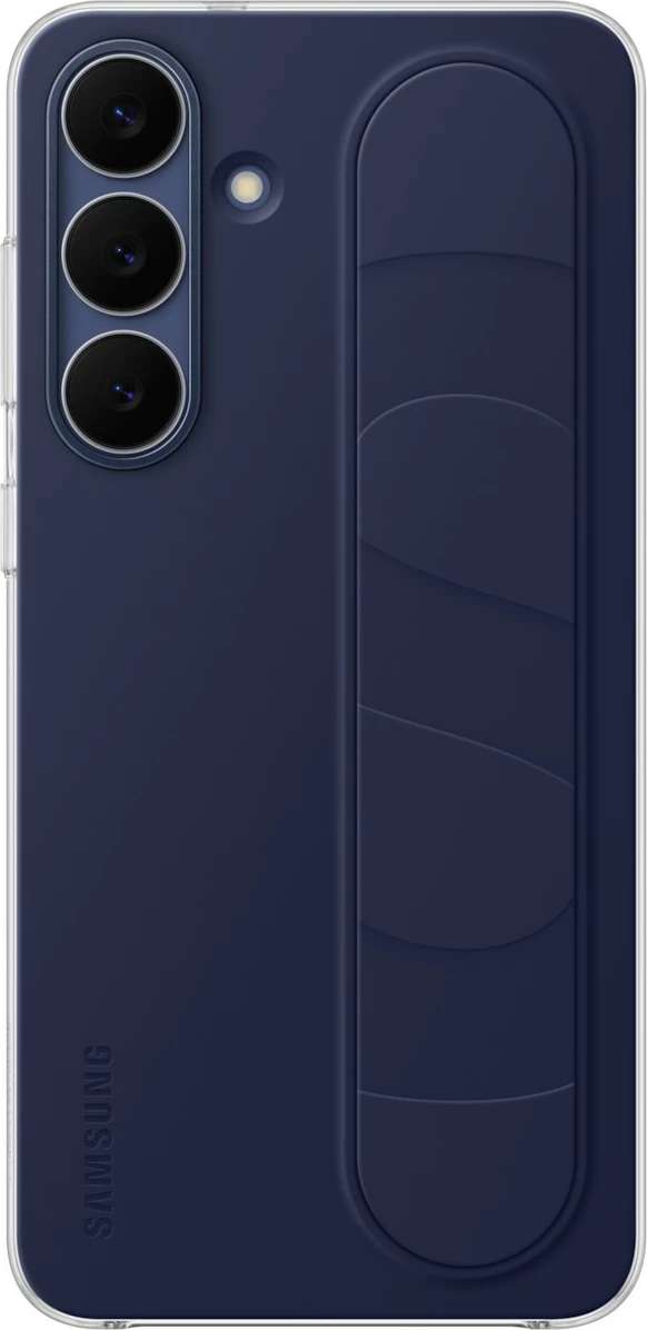 Mbështjellës Samsung Standing Grip Cover për Galaxy S25 FE, dark blue