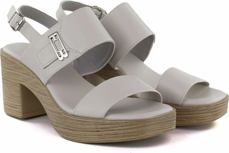 Sandale me take për femra M. Daszyński MR23126-9, gri hiri