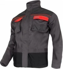 Xhaketë pune LAHTI PRO L4040454, 190 g, 2L, madhësi 54, grafit-portokalli