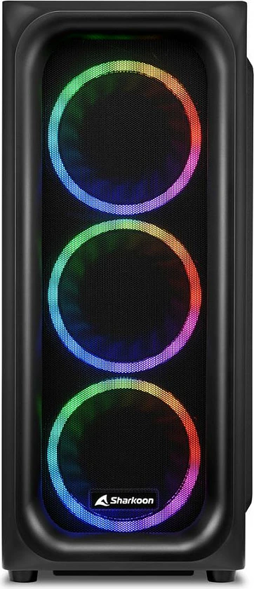 Kasë Sharkoon TK5M RGB midi, e zezë