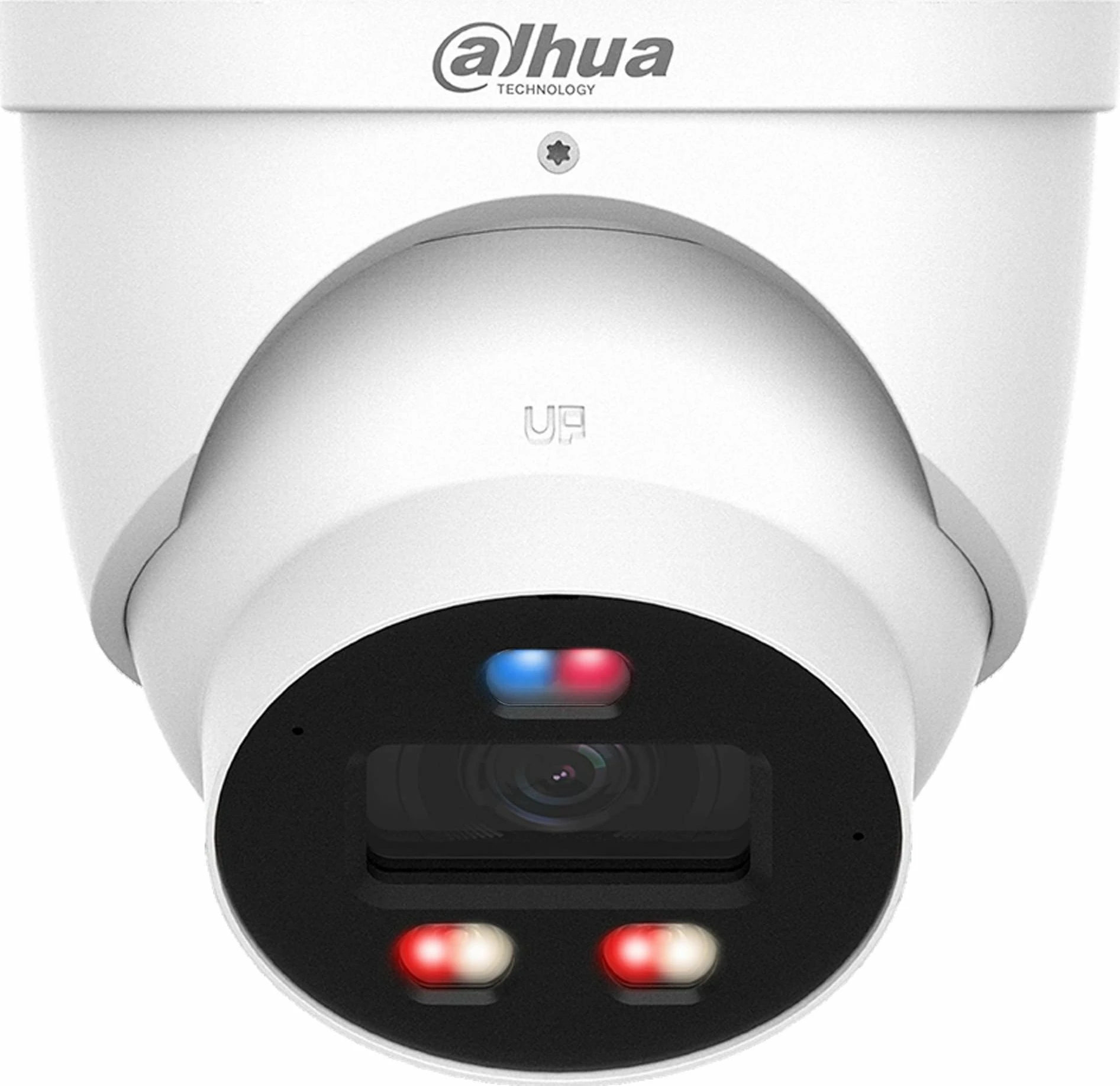 Kamerë IP dome Dahua IPC-HDW3849H-AS-PV-0280B-PRO 8.3MP 4K, lente 2.8mm, PoE, IP67, audio dy-kahësh, e bardhë