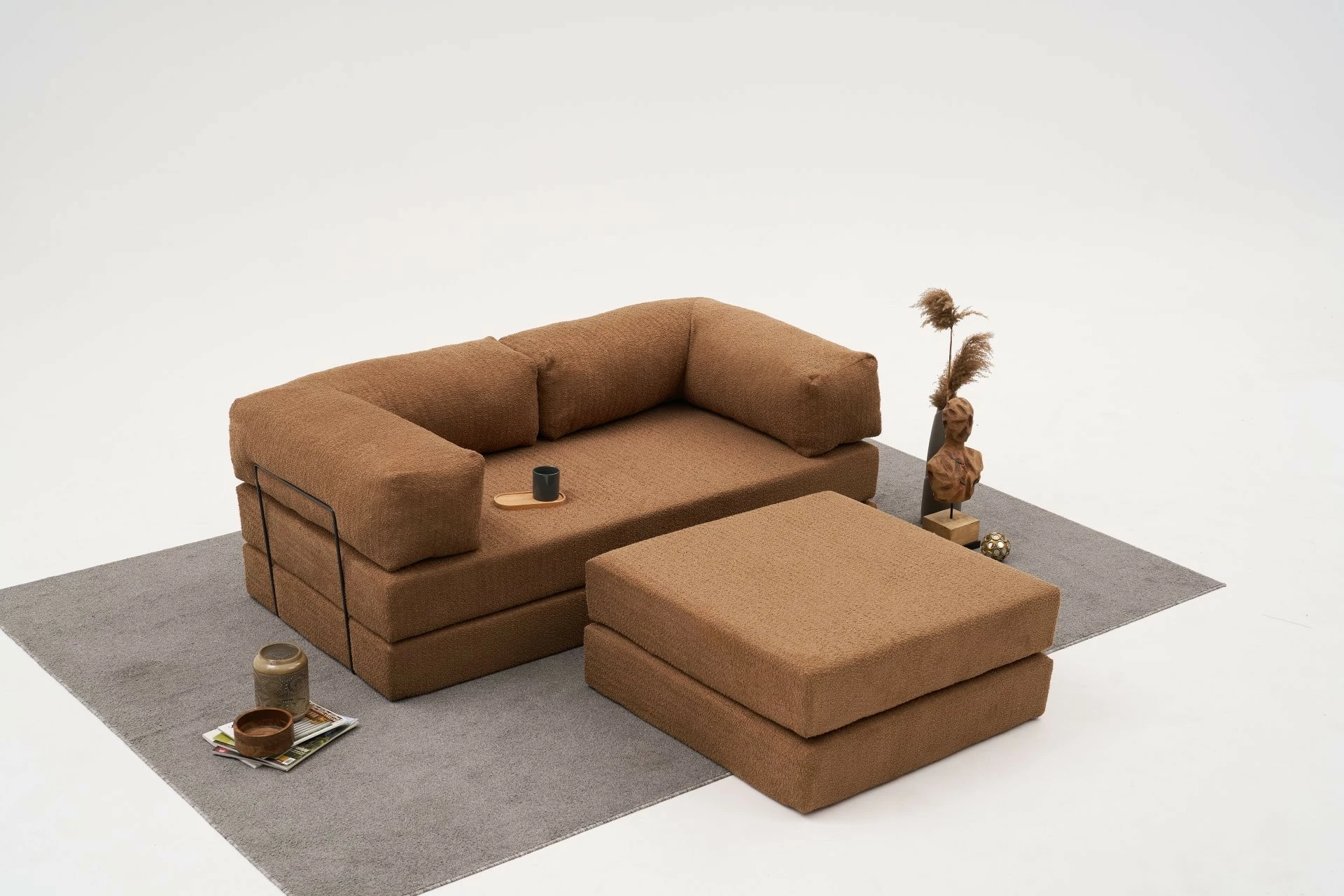 Kënd-sofë Comfort Mini, kafe, Atelier del Sofa