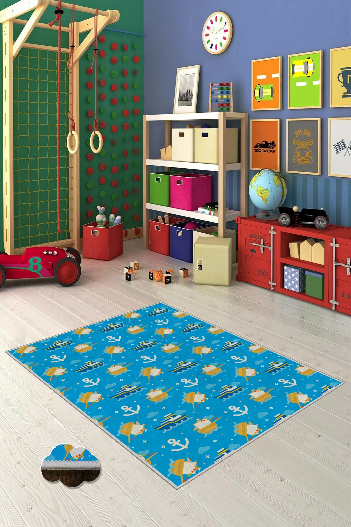 Qilim për korridor, shumëngjyrësh, Conceptum Hypnose, WOOKECE074, 100x150cm