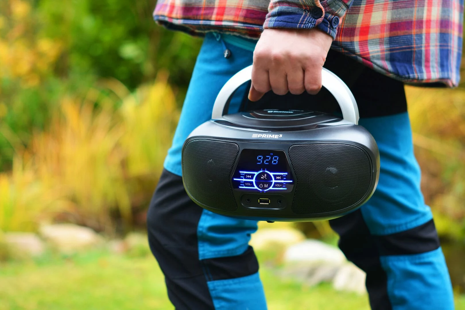 Radio Boombox Portative Bluetooth me FM dhe MP3/WAV/FLAC PRIME3 ABB11BT