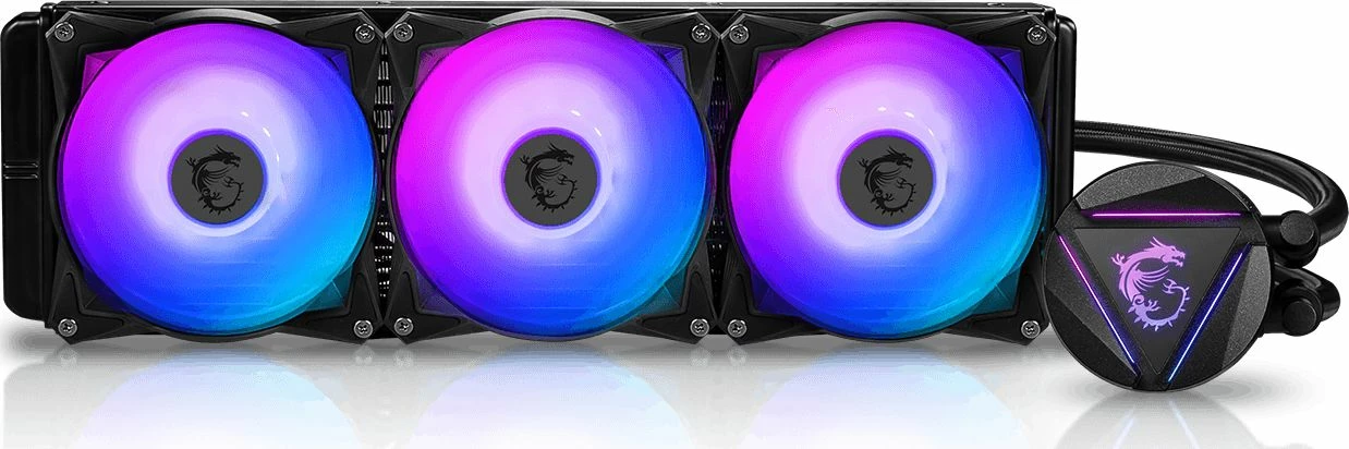Ftohës me lëng AIO MSI MAG CoreLiquid 360R V2 360mm ARGB, me 3x120mm PWM, i zi
