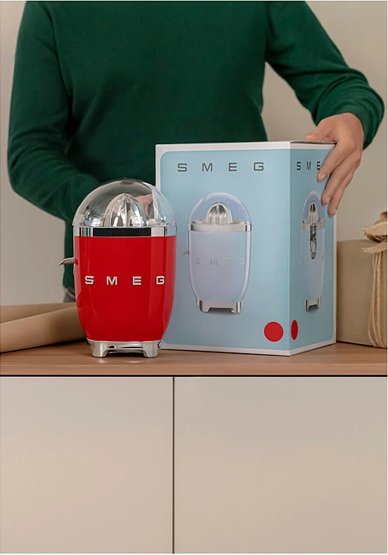 Shtrydhëse agrumesh SMEG CJF11RDEU, 70W, e kuqe 2