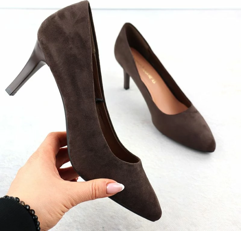 Këpucë elegante femra Sergio Leone, çokollatë