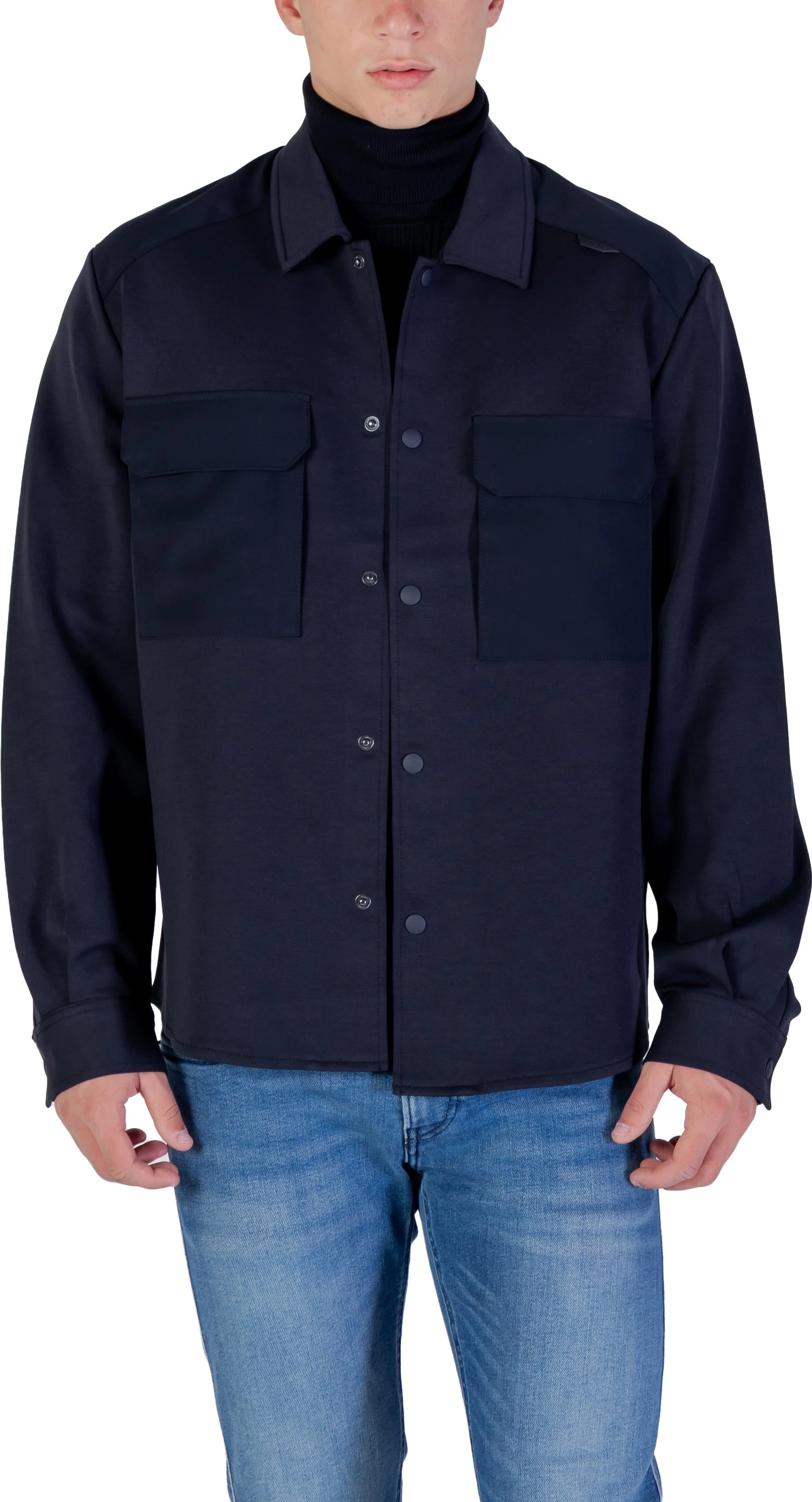 Këmishë për meshkuj Antony Morato MMSL00771-FA150168, blu e errët