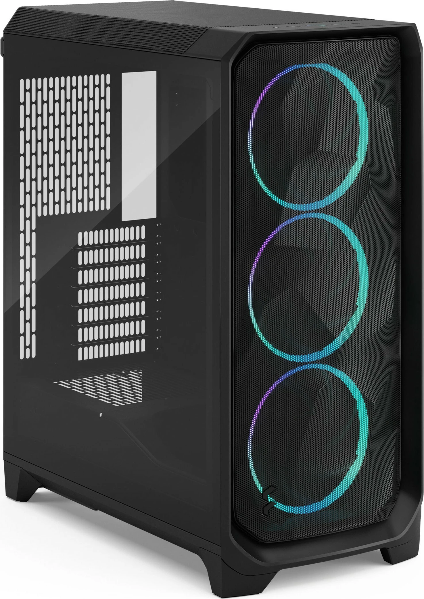 Kasë Fractal Design Meshify 3, RGB, Tempered Glass, e zezë