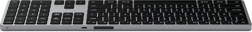 Tastierë Satechi Slim X3, Bluetooth, layout gjerman, e zezë/gri
