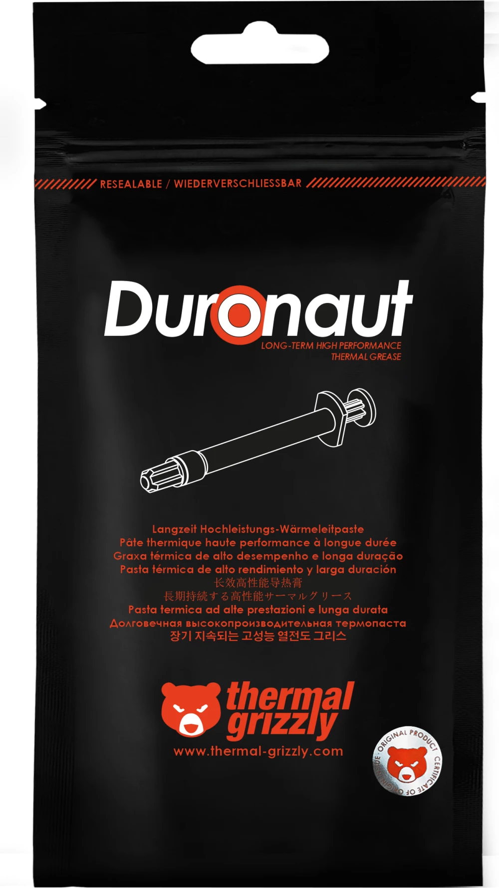 Pastë termike Thermal Grizzly Duronaut, 2g