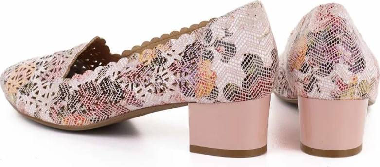Këpucë me taka për femra Potocki 26-12393, shumëngjyrëshe