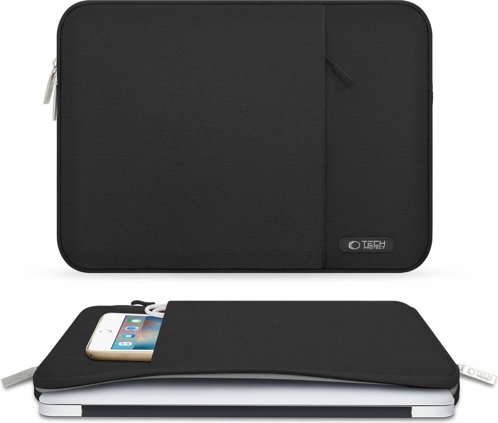 Mbështjellës laptopi Tech-Protect Sleevy 13-14, i zi