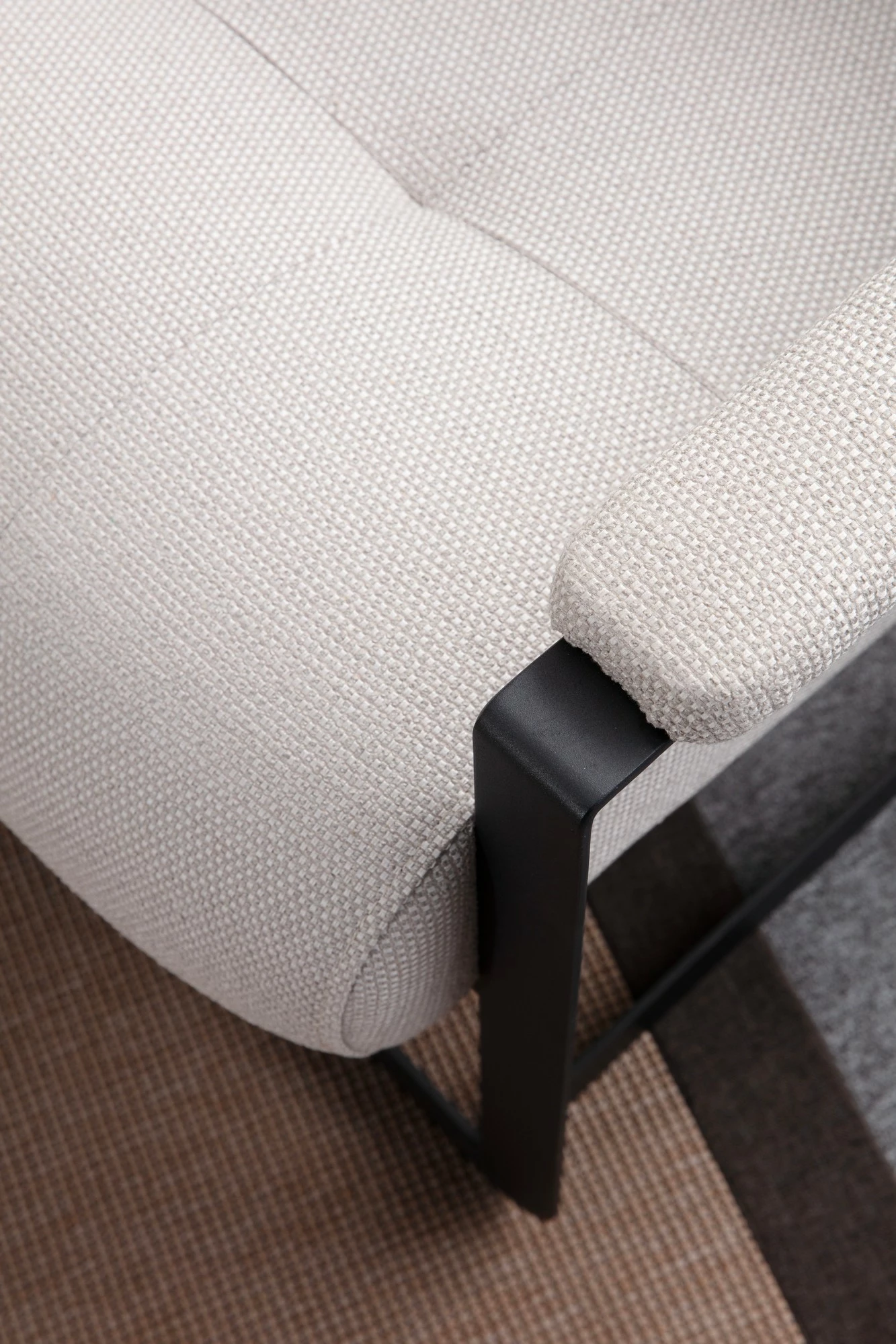 Kënd-sofë Atelier del Sofa, Jaguar Corner L2-Chl, e bardhë