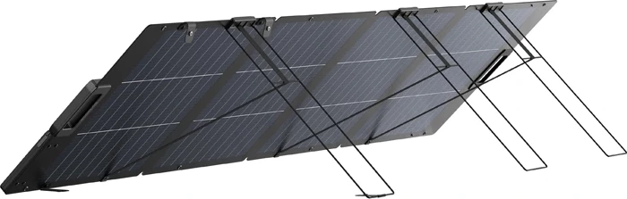 Panel solar EcoFlow 220W Lightweight Portable, palosshëm, XT60, IP68, i zi
