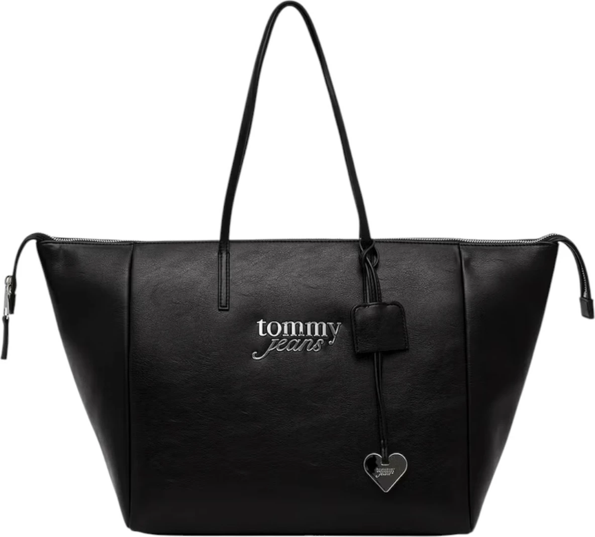 Çantë tote për femra Tommy Hilfiger TJW Bold Tote AW0AW18786, e zezë