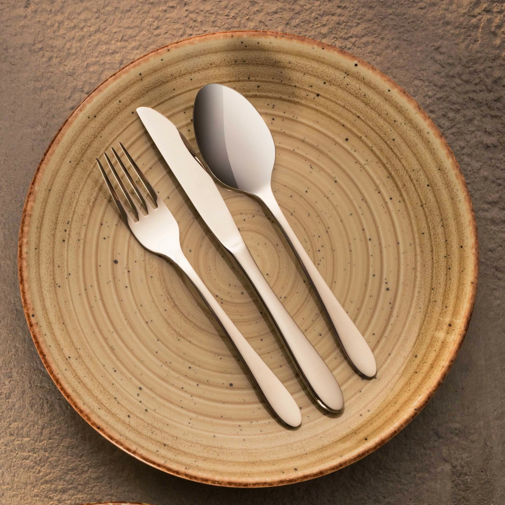 Lugë kafeje OVE Como 115 mm inox, argjend, set 12 copë