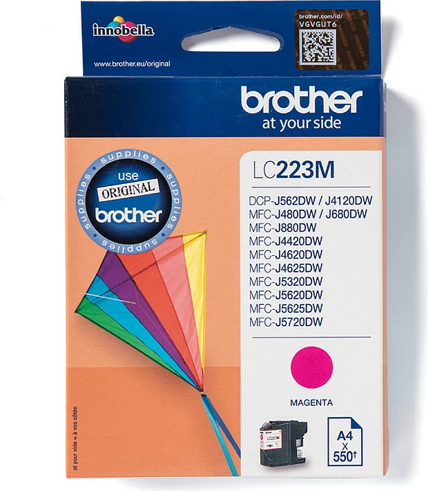 Toner Brother LC223M, 550 faqe, Magenta