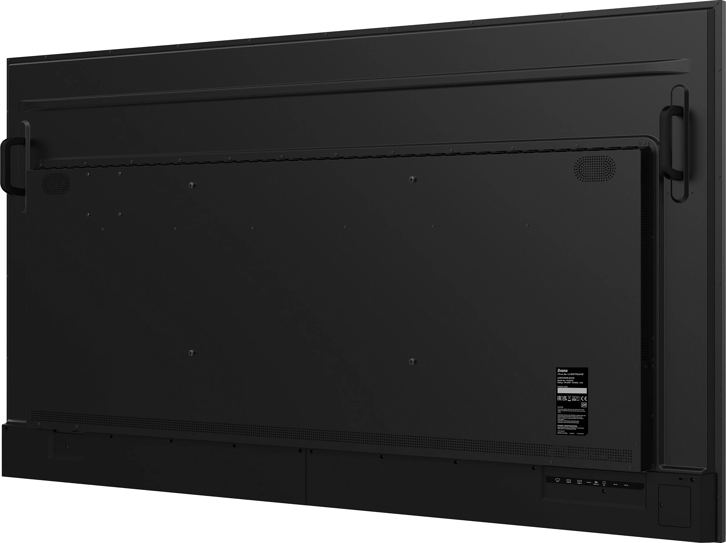 Monitor iiyama LH8665UHSB-B1, Kiosk design, 86", LED, 4K Ultra HD, Wi-Fi, e zezë