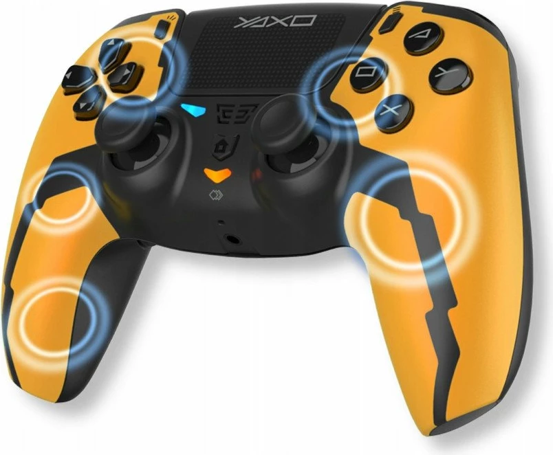 Kontroller wireless Yaxo Hornet Fury Elite Bluetooth 5.0 USB-C 1200mAh portokalli