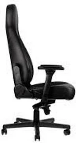 Karrige gaming Noblechairs ICON, lëkurë e vërtetë, e zezë