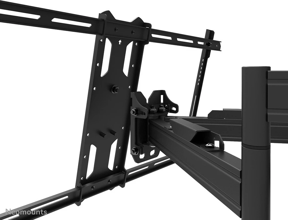 Mbajtëse muri për TV Newstar WL40S-850BL18, full motion, 43-86 inç, çelik, e zezë