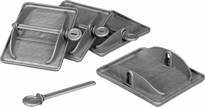 Pad për këmbë mbështetëse BRUNNER CARAPAD 7110102N 18 x 14.5 cm, gri, set 4 copë