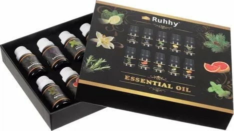 Set vajra esenciale për difuzor Ruhhy 21938, 10x15 ml, 10 aroma (paketë 10 copë)