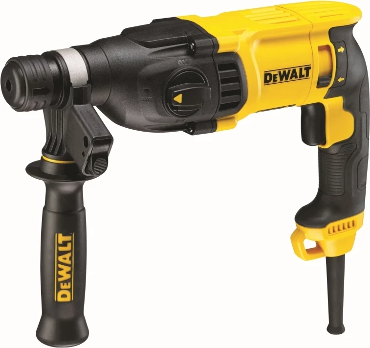 Çekiç perforator, DeWalt D25133K, 800 W, SDS+ 26 mm, 3 mënyra pune, verdhë/zezë, me kuti TSTAK
