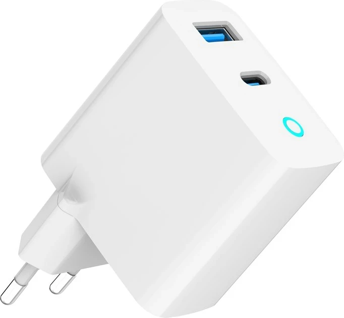 Karikues universal Gembird TA-UC-PDQC65L-W-01, 65W, 2 porta USB, i bardhë