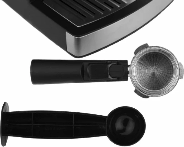 Makinë espresso MESKO MS4403, 15 bar, 850W, rezervuar 1.6L, e zezë/argjend