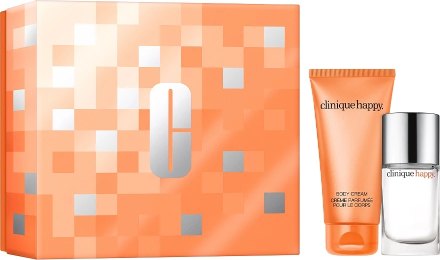 Set parfum për femra Clinique Happy 30ml + krem trupi 75ml